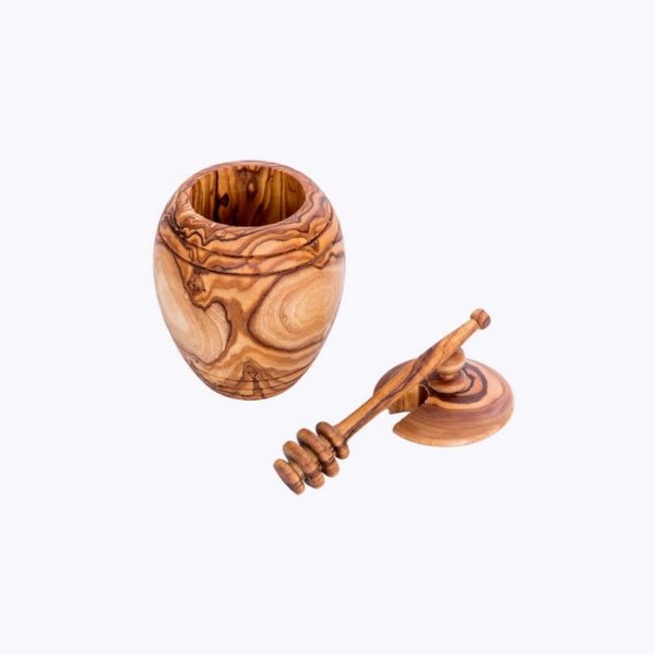 Barrel Honey Pot wood