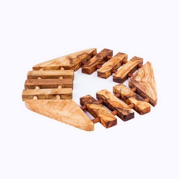 Hexagonal Trivet wood